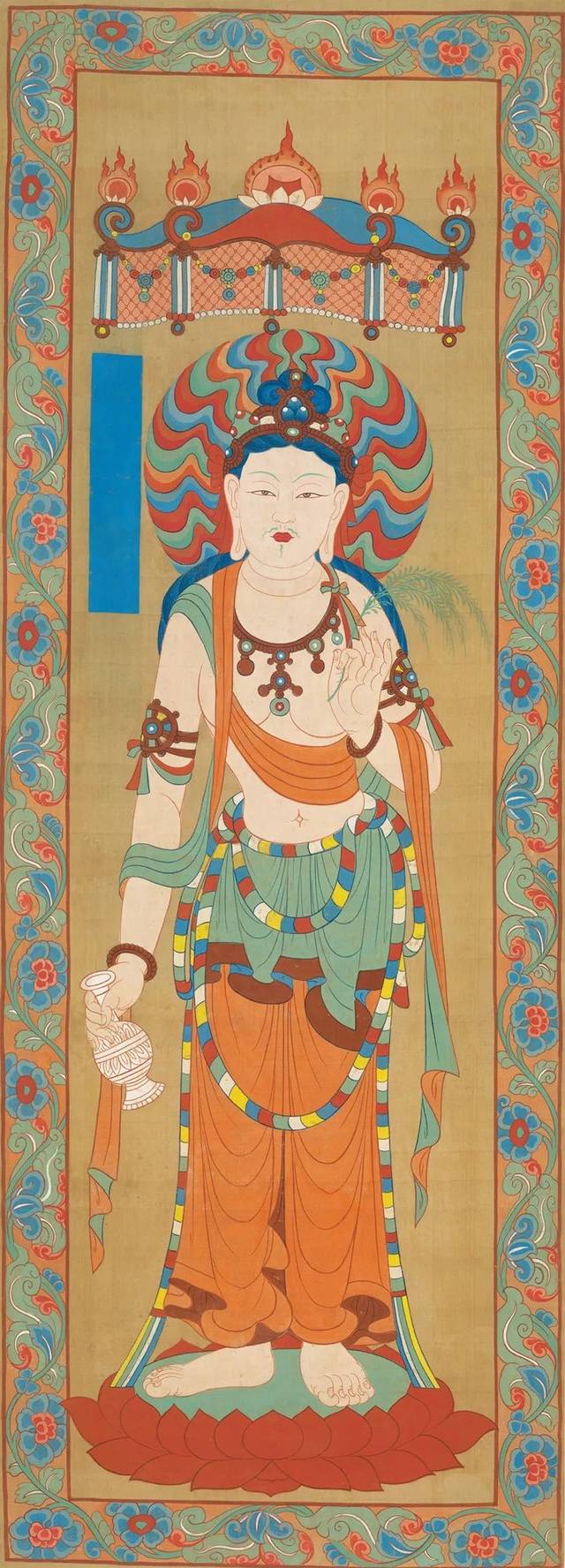 张大千临摹敦煌壁画艺术精品赏析