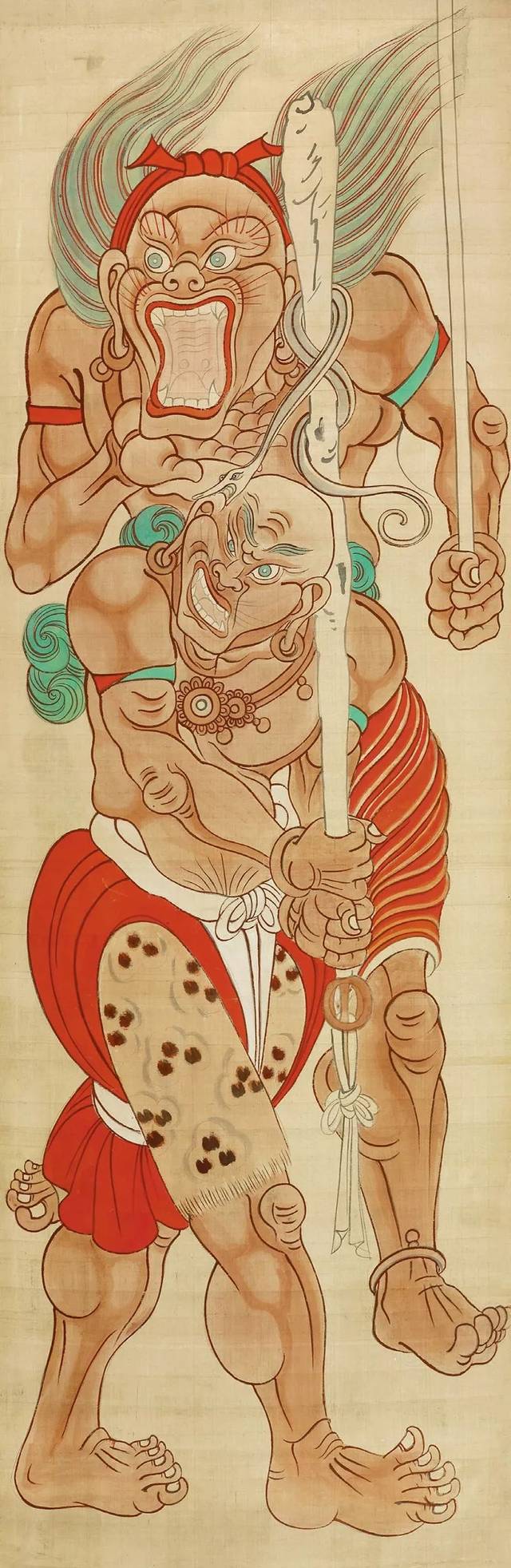 张大千临摹敦煌壁画艺术精品赏析