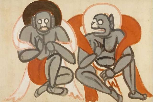 张大千临摹敦煌壁画艺术精品赏析