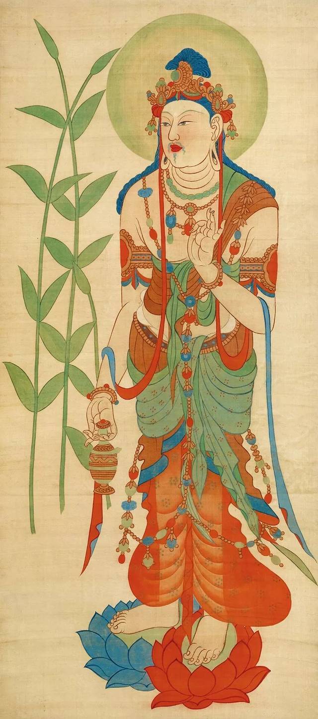 张大千临摹敦煌壁画艺术精品赏析