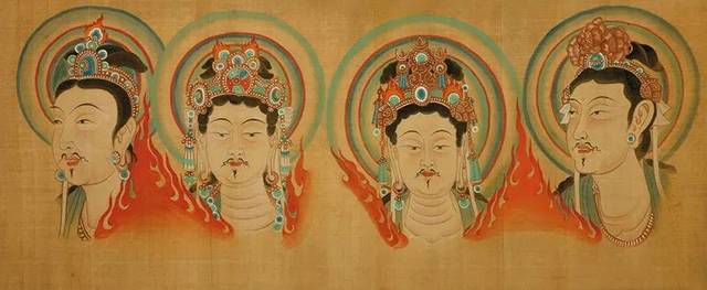 张大千临摹敦煌壁画艺术精品赏析