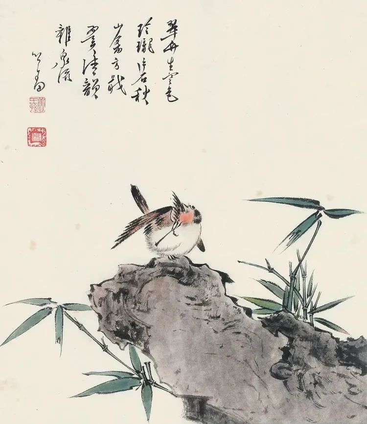 溥儒，轻描淡写，笔笔清气若兰