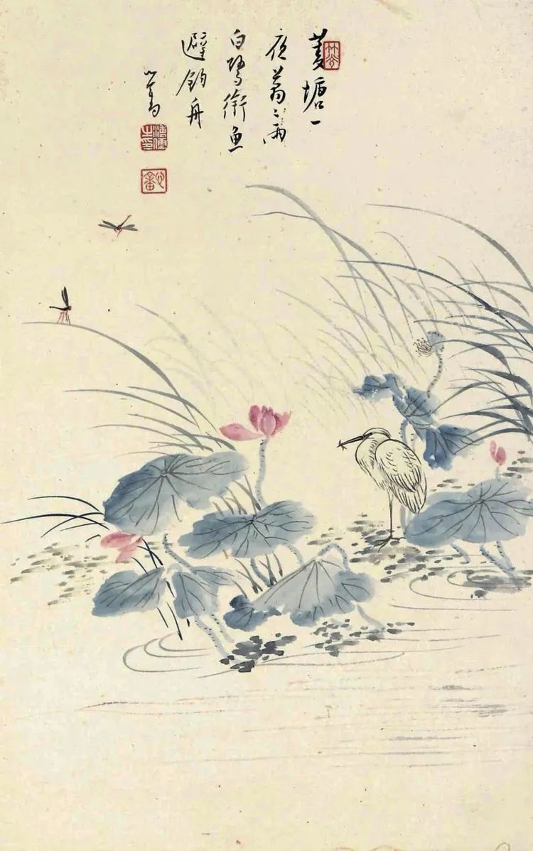 溥儒，轻描淡写，笔笔清气若兰