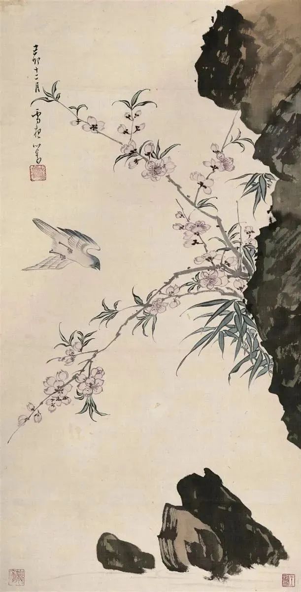 溥儒，轻描淡写，笔笔清气若兰