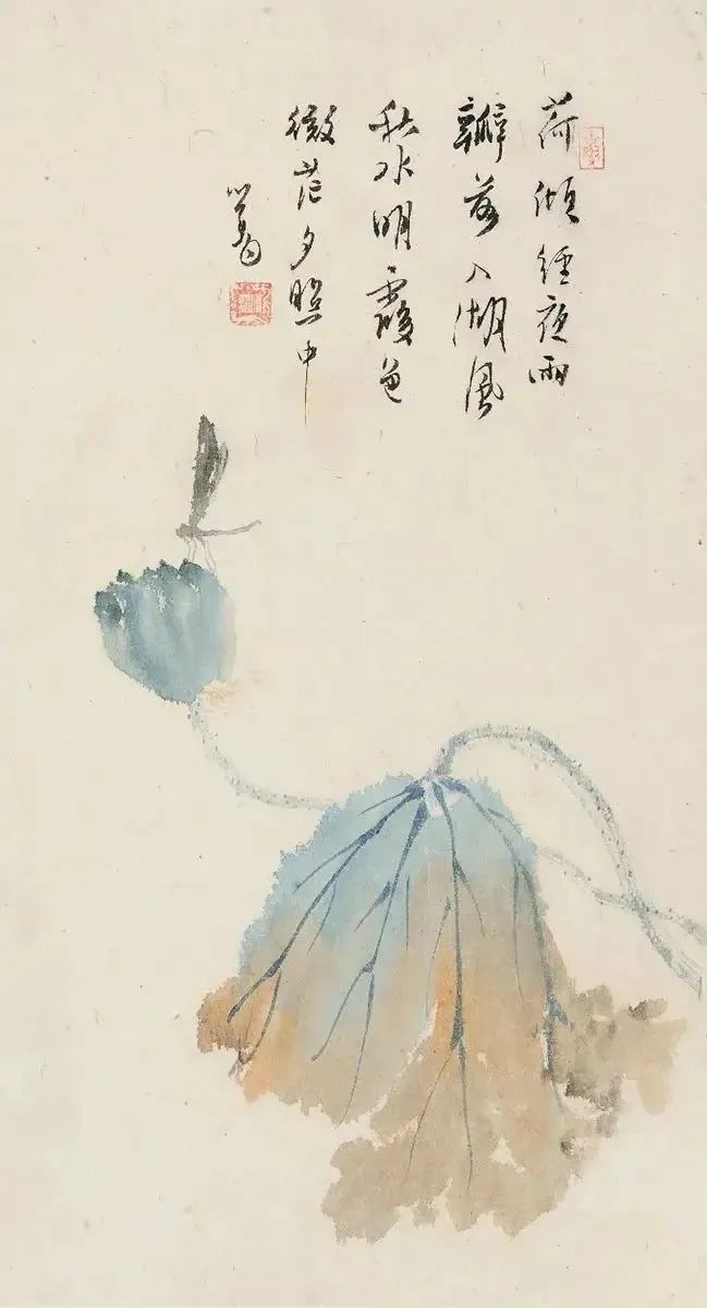 溥儒，轻描淡写，笔笔清气若兰