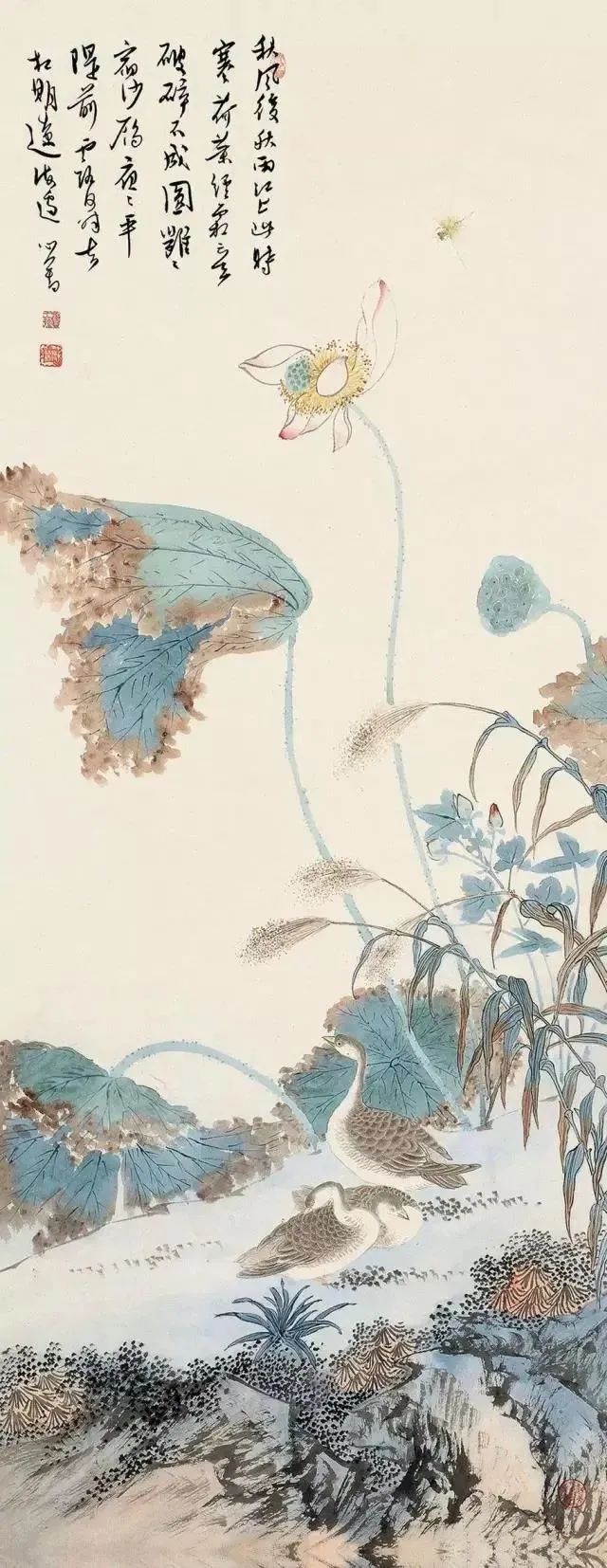 溥儒，轻描淡写，笔笔清气若兰