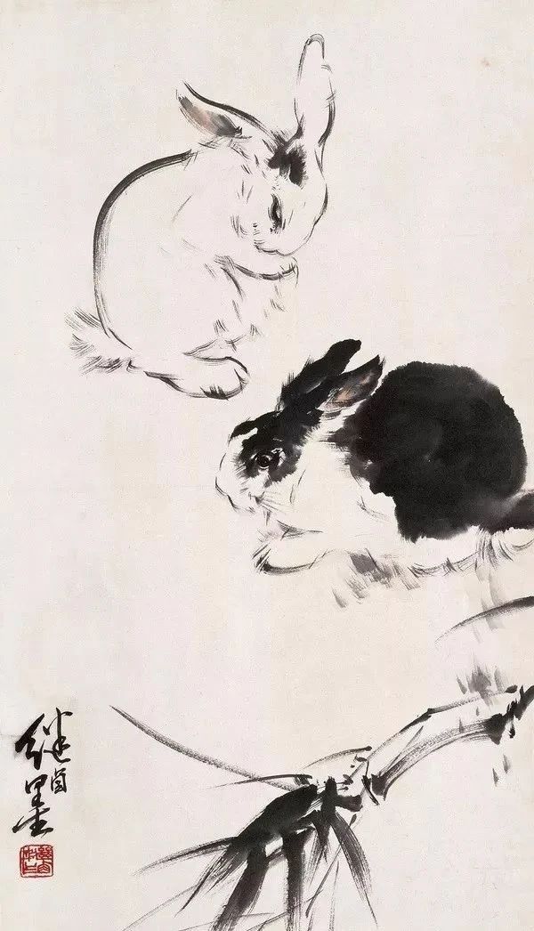 兔年将至，刘继卣笔下的兔子