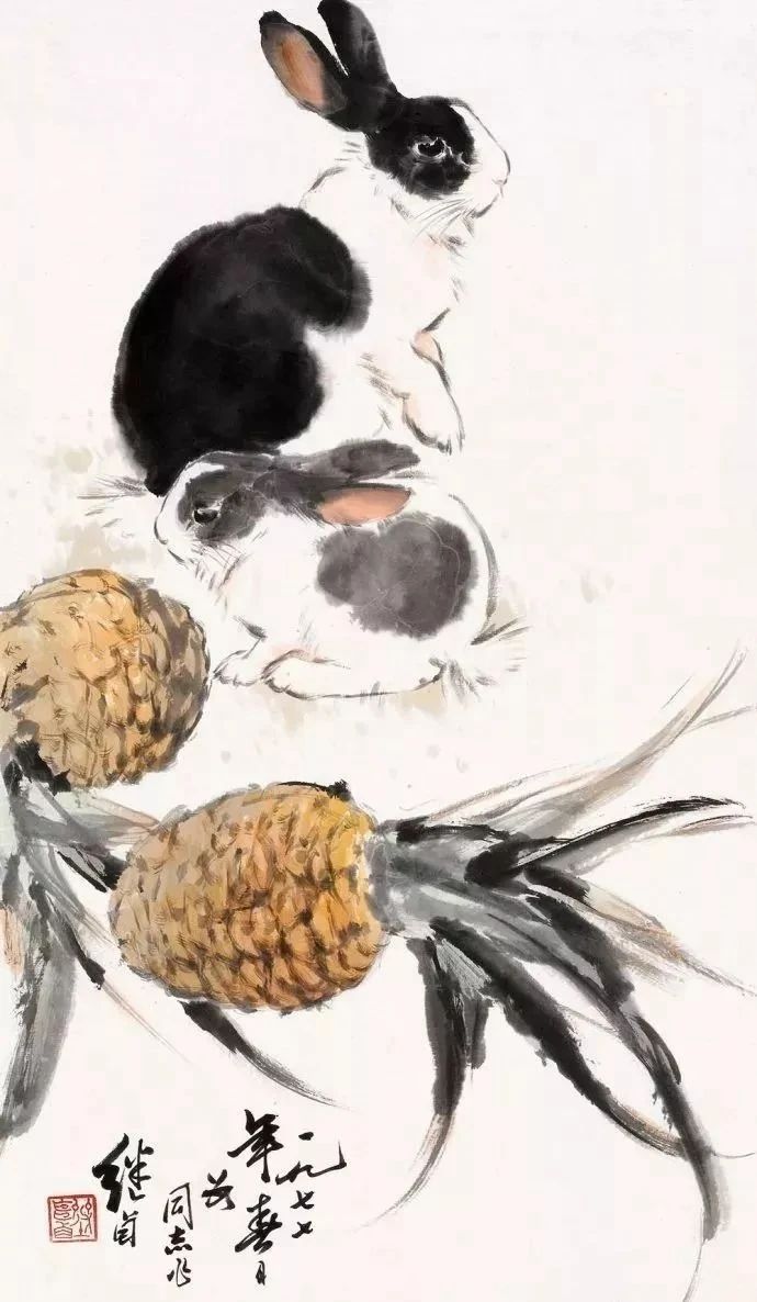 兔年将至，刘继卣笔下的兔子
