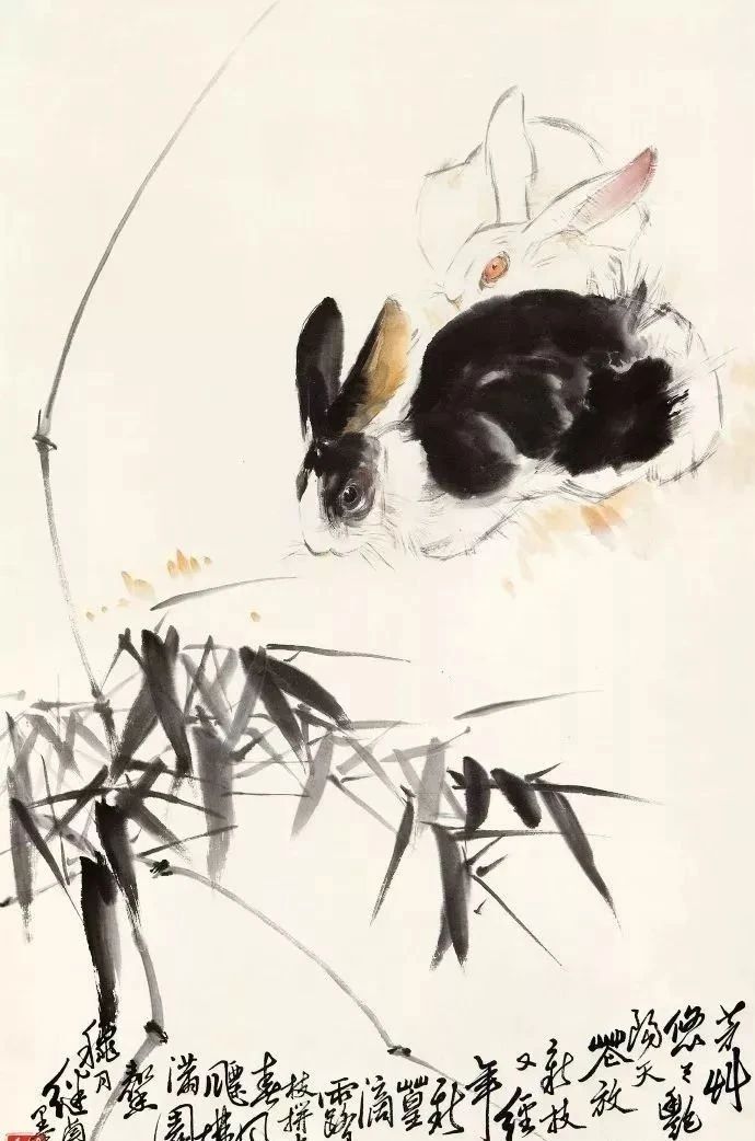 兔年将至，刘继卣笔下的兔子