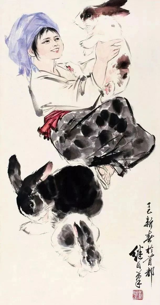 兔年将至，刘继卣笔下的兔子