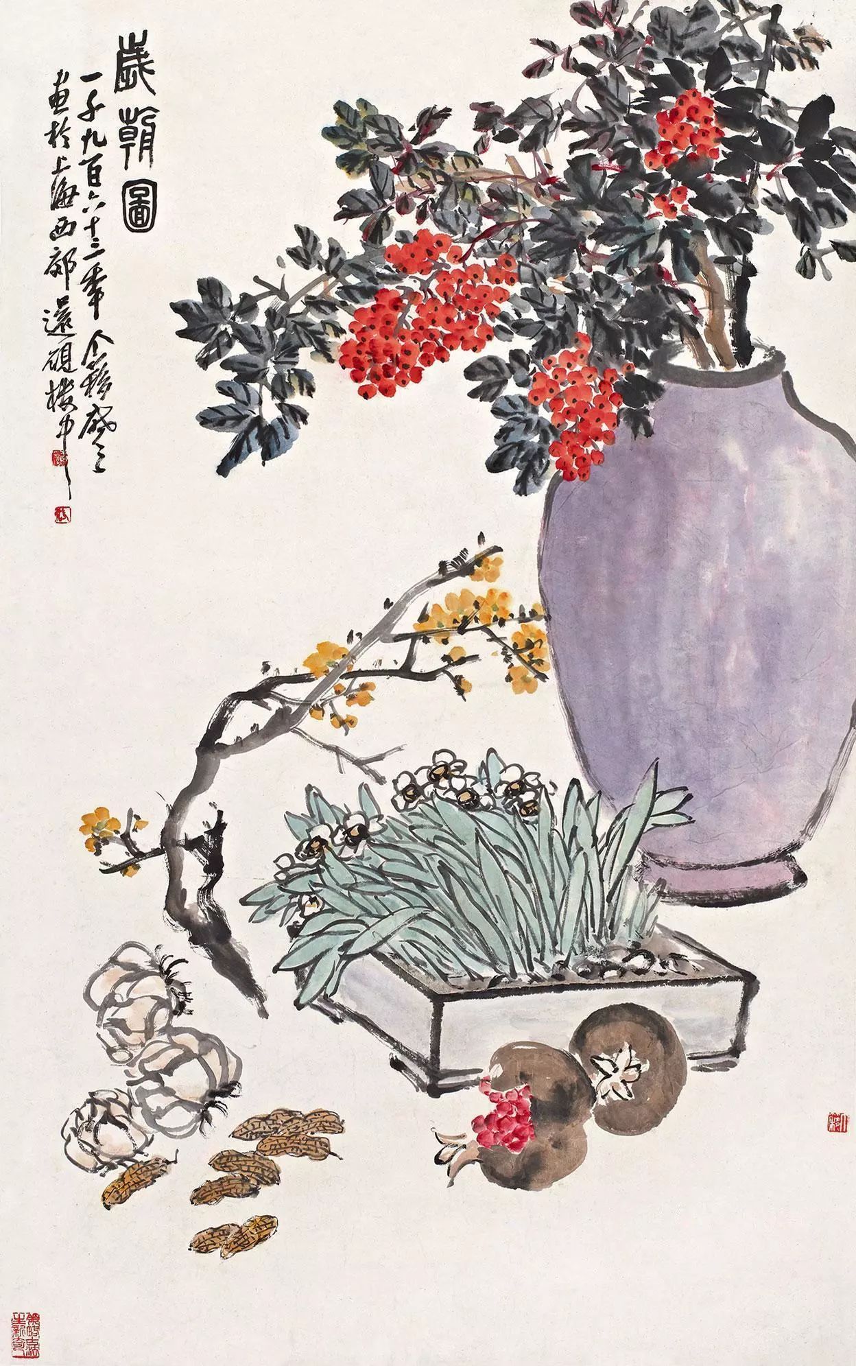 新年伊始看那些大师笔下的岁朝清供