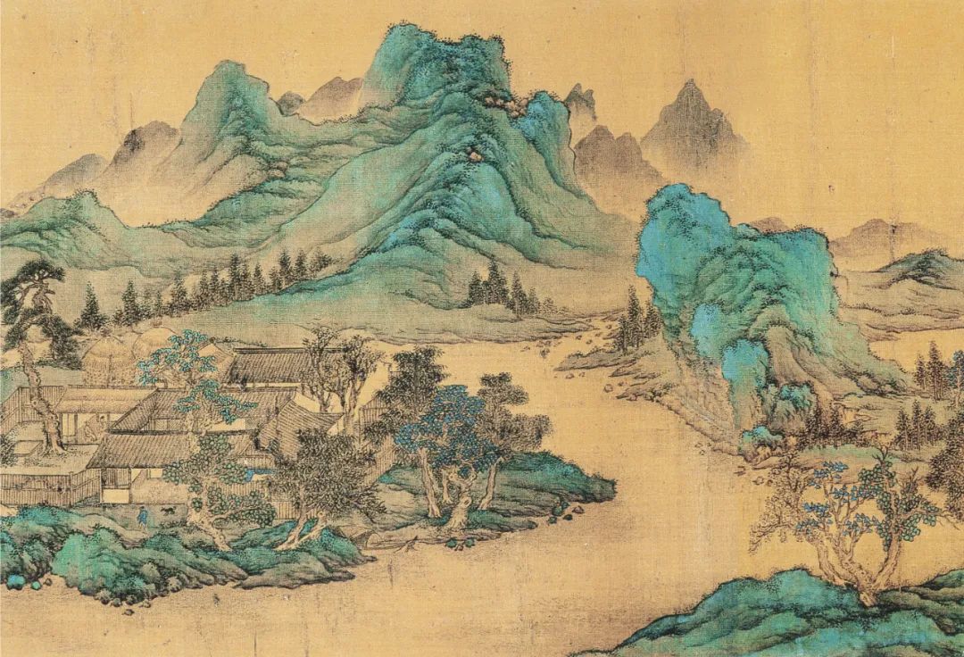 明 仇英《辋川十景图》高清，精微细丽，穷工极艳