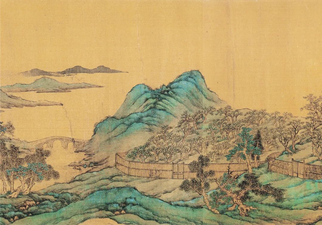 明 仇英《辋川十景图》高清，精微细丽，穷工极艳