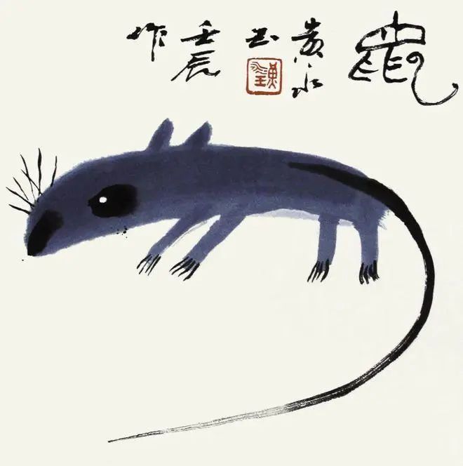 黄永玉的蓝兔子邮票挨骂了，你看过他画的猪狗鸡吗？