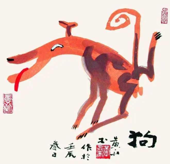 黄永玉的蓝兔子邮票挨骂了，你看过他画的猪狗鸡吗？