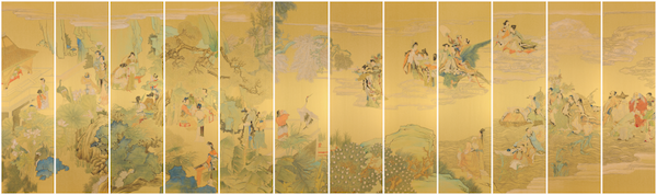652 朵云轩藏:任伯年《群仙祝寿》