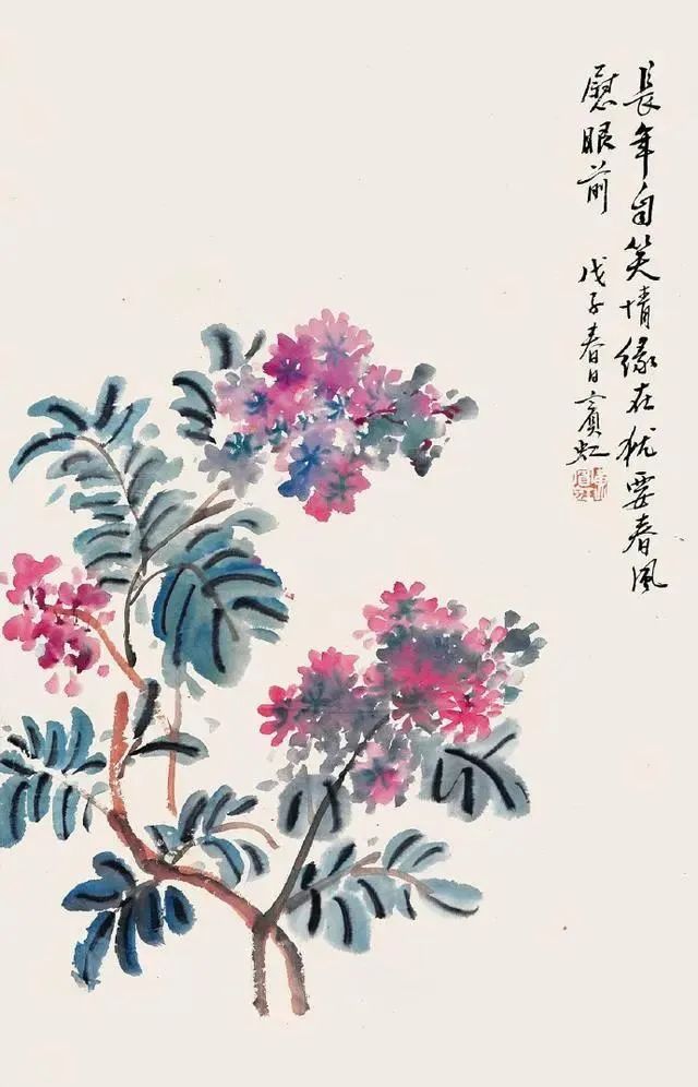 潘天寿：“人们只知道黄宾虹的山水绝妙，其实他的花卉更妙"