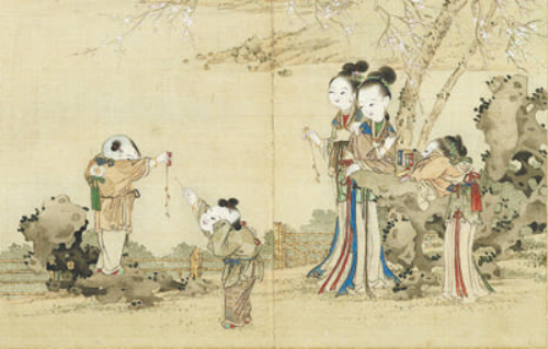 古画里的元宵印迹