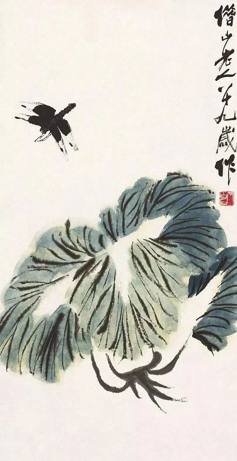 齐白石笔下的白菜，百财