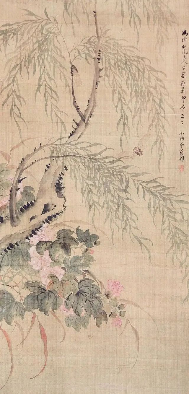 翁小海:晚清花鸟能手