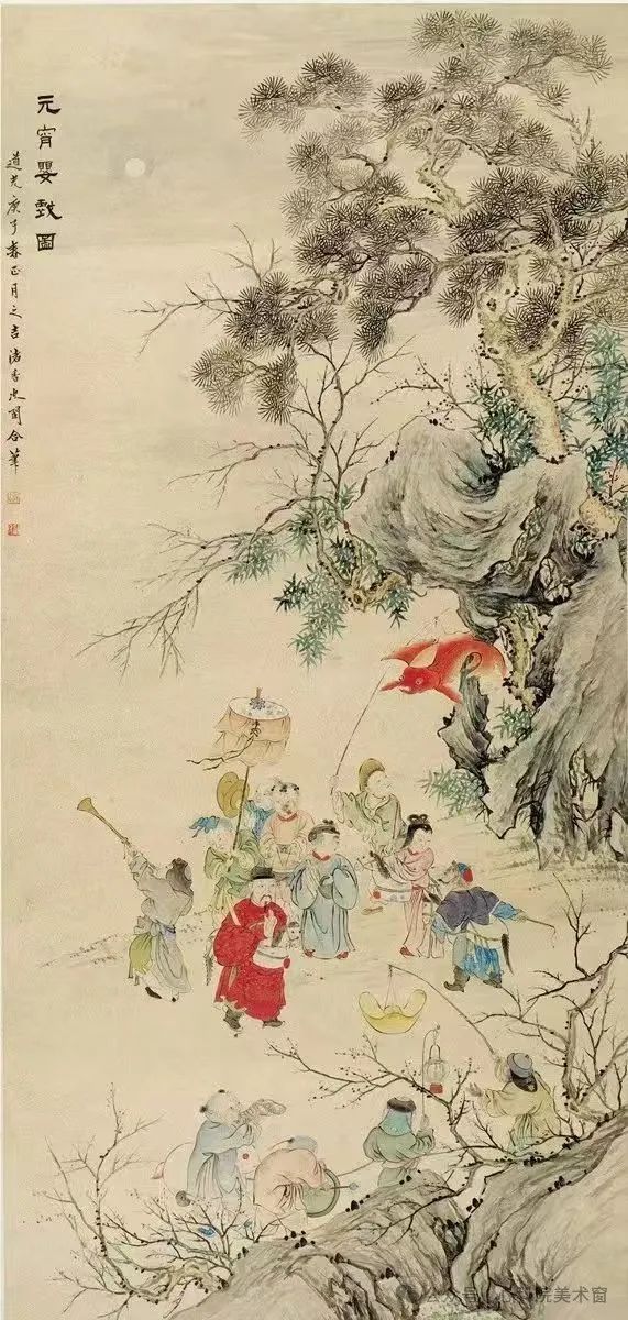 古画里的元宵盛景