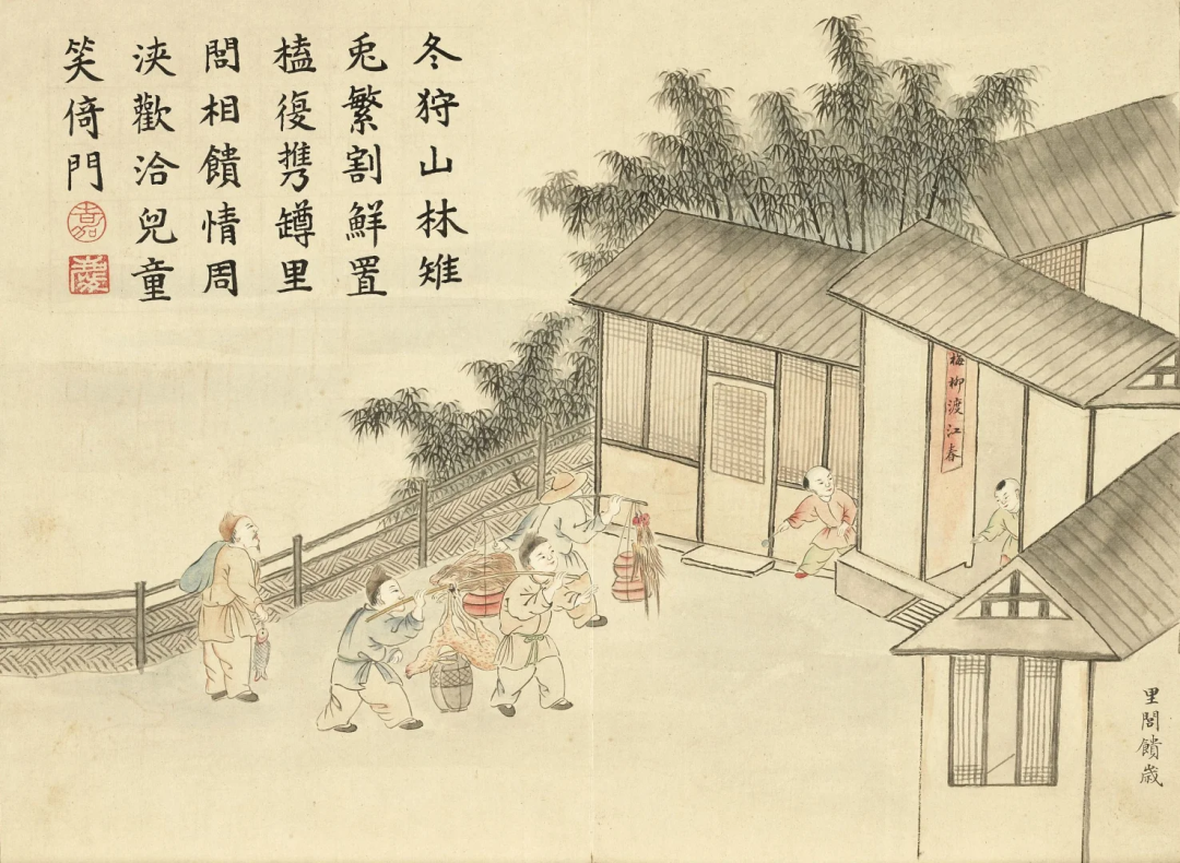 看完这些古画,才知道原来老祖宗过年是如此充满仪式感!