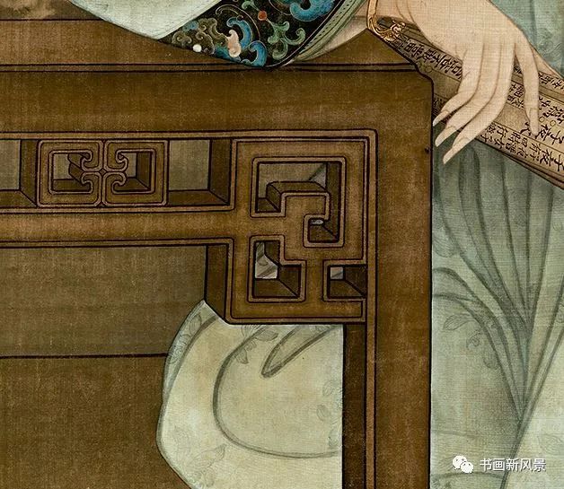 这幅春闺图，线条太迷人了！