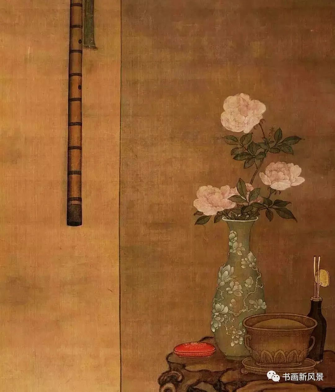 这幅春闺图，线条太迷人了！