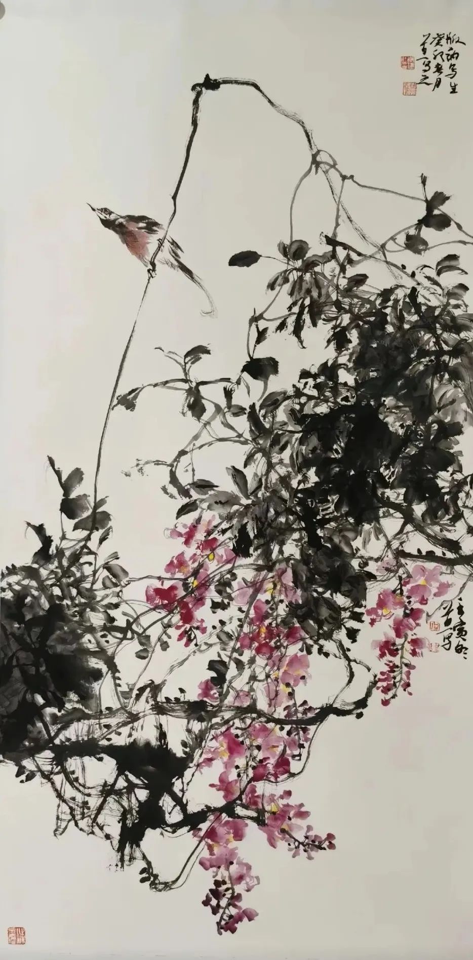 一组禅素写意作品,水墨淋漓!