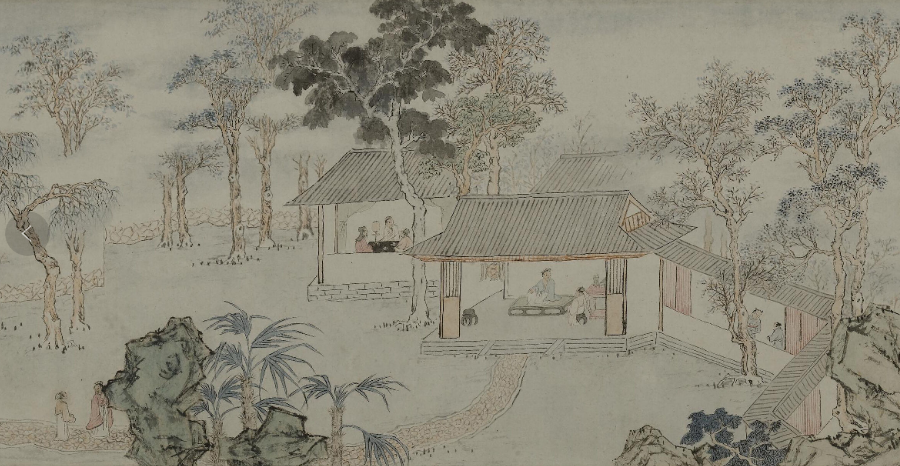古画里的元宵印迹
