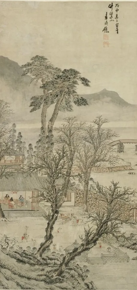 古画里的冬日世界