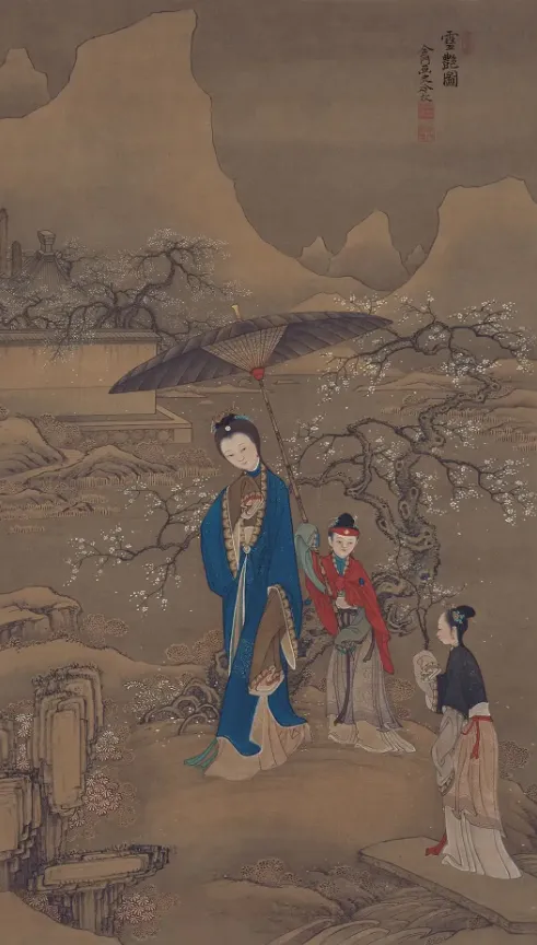 古画里的冬日世界