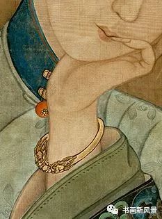 这幅春闺图，线条太迷人了！