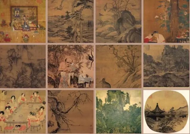 蒋介石最爱的12幅国宝级古画。