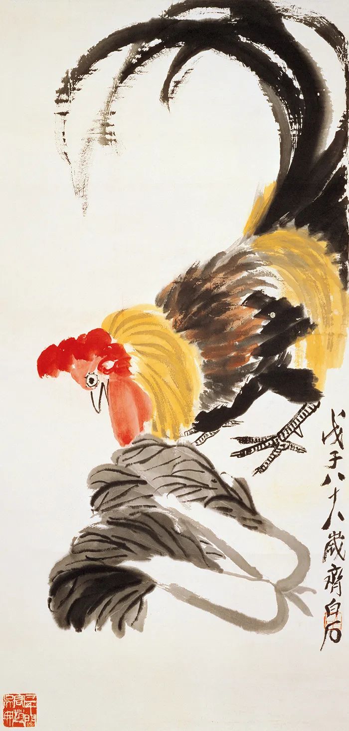 齐白石笔下的白菜，百财