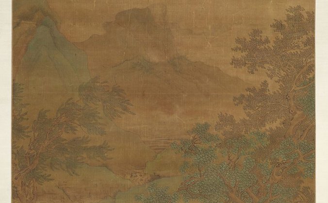 明 仇英(传) 渔隐图立轴 TIF高清下载