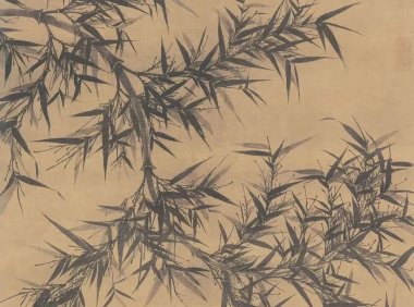 北宋·文同画墨竹,胸有成竹浓淡间,挥洒自如气不凡,《墨竹图轴》欣赏