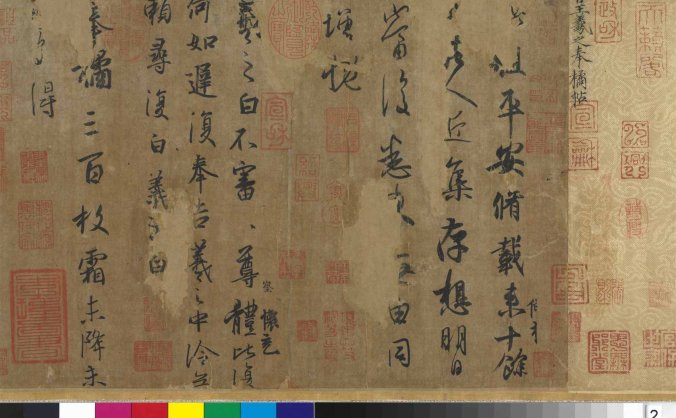 晉王羲之平安何如奉橘三帖卷 故書000050