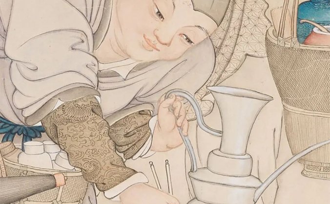 一百幅中国画83:古人绝世宫廷画,画工精美细致到头皮发麻!