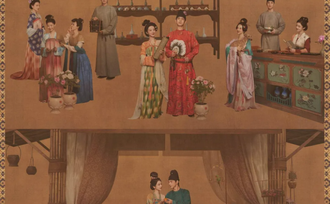惊艳全网的热播古装剧究竟抄袭了什么?跟随五幅古画,还原《国色芳华》的唐朝美学细节